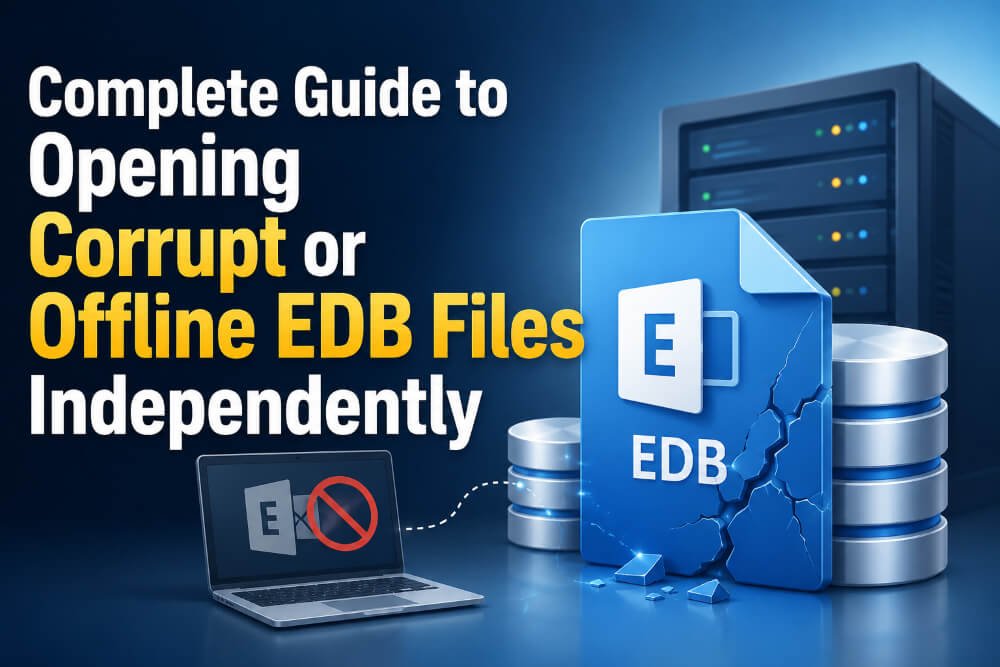 How to Open Corrupt or Offline EDB Files Without Exchange Server